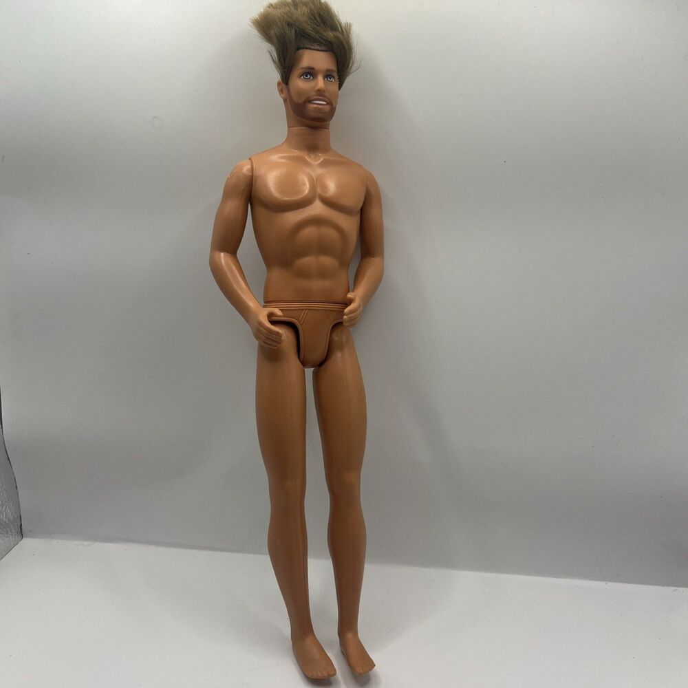 Vintage Mattel KEN Barbie Doll 1968 body Twist N Turn 1990 head (B1)